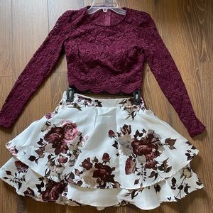 City Vibe two-piece homecoming dress!